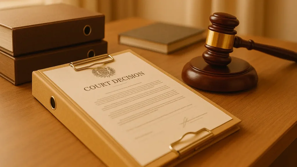 дублікат рішення суду